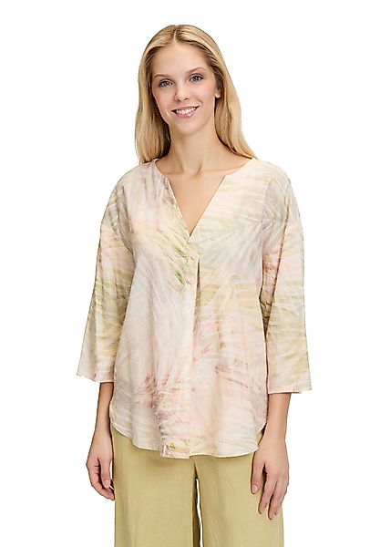 Cartoon Kurzarmbluse Cartoon Damen Leinenbluse mit günstig online kaufen