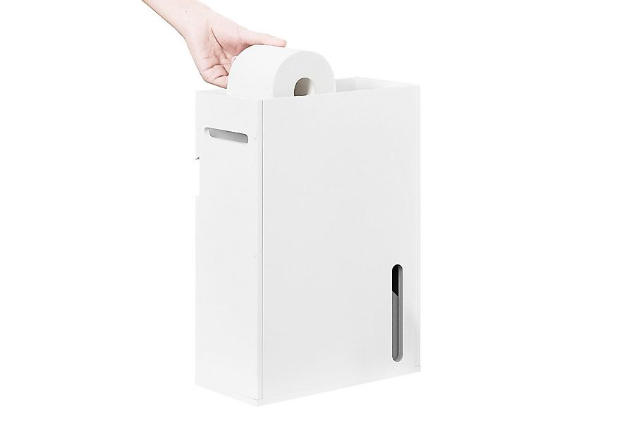 SoBuy Toilettenpapierhalter BZR199, Toilettenpapierhalter Hängeschrank Aufb günstig online kaufen