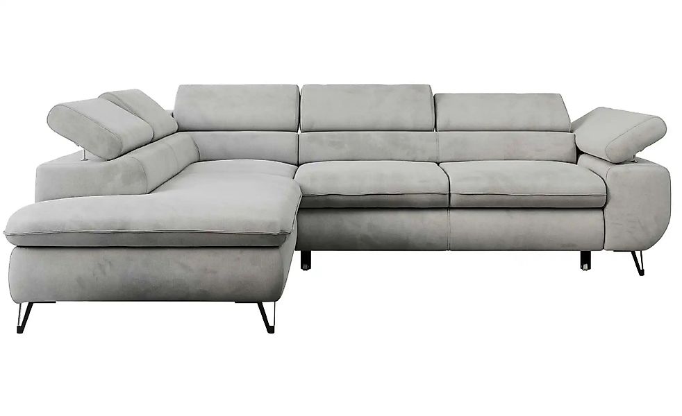 Ecksofa mit Schlaffunktion Peter ¦ grau ¦ Maße (cm): B: 273 H: 76 Polstermö günstig online kaufen
