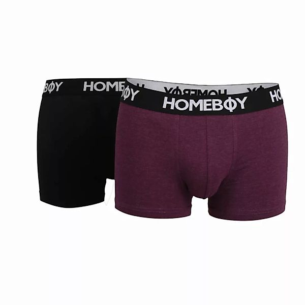 HOMEBOY 2er Pack Herren Shorts, Boxershort Basic, S-XXL, Unifarben, Ultra S günstig online kaufen