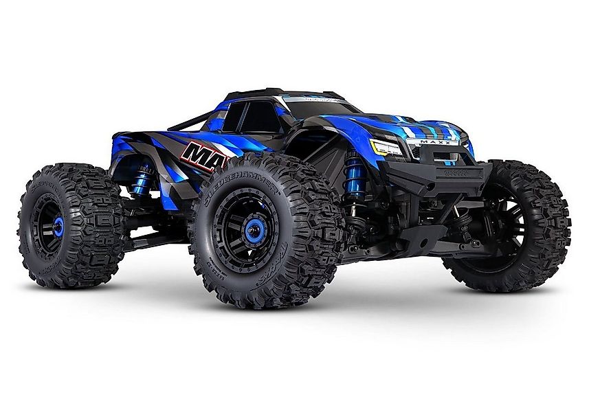Traxxas Spielzeug-Auto Traxxas WideMaxx 4x4 1/10 RTR TQi TSM Blue, (1-tlg), günstig online kaufen