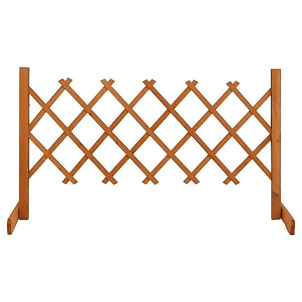 vidaXL Gartenzaun Garten-Rankzaun Orange 120x60 cm günstig online kaufen