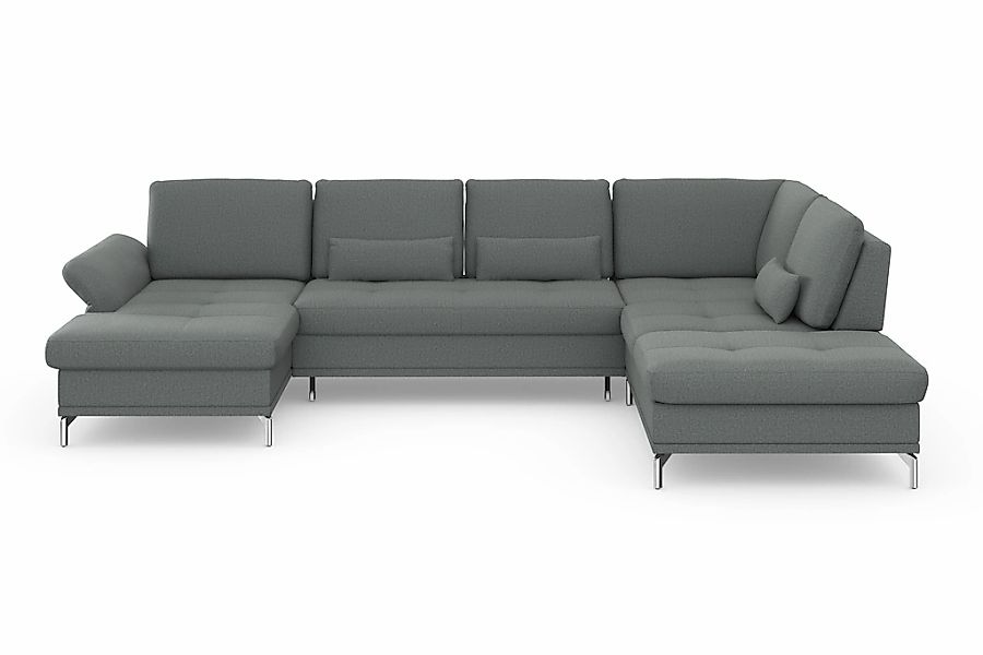 INOSIGN Wohnlandschaft "Palm Beach U-Form" Federkern, mit Sitztiefenverstel günstig online kaufen