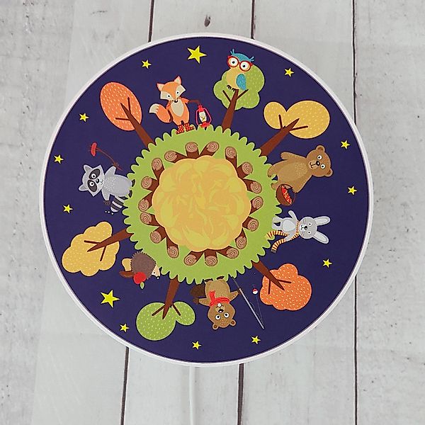 niermann Wandleuchte Waldtiere, ohne Leuchtmittel, Made in Germany günstig online kaufen