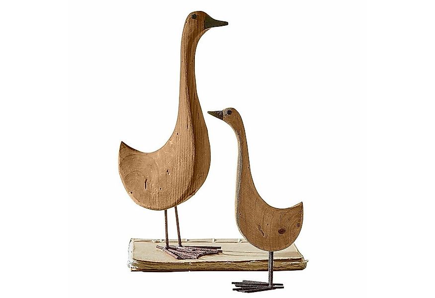Mirabeau Dekofigur Deko-Gans 2er Set Amiraz antikbraun günstig online kaufen