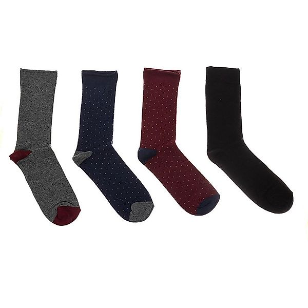 Kisses&love Kl2017h Socken 4 Paare EU 40-45 Black / Garnet / Blue / Gray günstig online kaufen