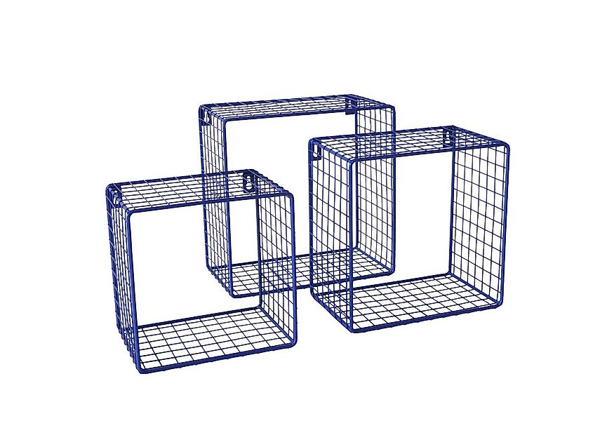MF Wandregal Mattblaues Wandregal-Set Bamba Stilvoll & Funktionell für Zuha günstig online kaufen