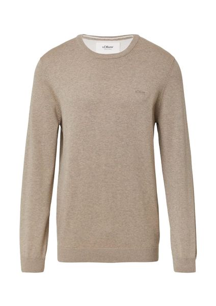 s.Oliver Strickpullover mit Logostickerei günstig online kaufen