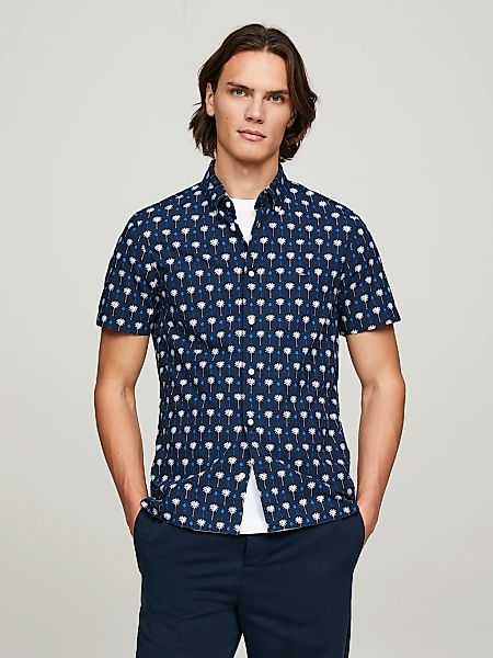 Tommy Hilfiger Kurzarmhemd MINI PALM PRINT günstig online kaufen