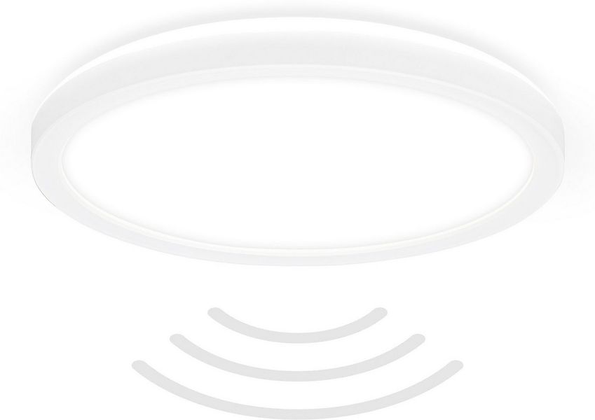 B.K.Licht LED Deckenleuchte BKL1604 Ultraflache LED Badleuchte, mit Microwa günstig online kaufen