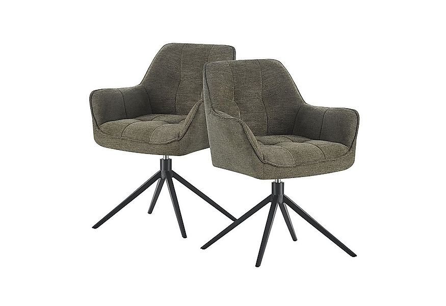 DUBI Möbel Polsterstuhl THOMAS-MIRA, 360° drehbar mit oder ohne Rückholfunk günstig online kaufen