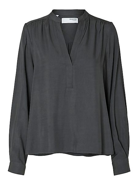 Selected Langarmbluse SLFMaddi (1-tlg) Drapiert/gerafft günstig online kaufen