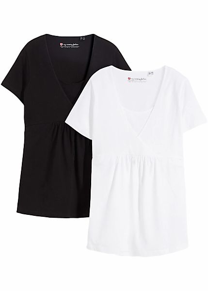 bonprix Stillshirt "2-in-1 Umstands- und Stillshirts (2er Pack?)" Packung, günstig online kaufen