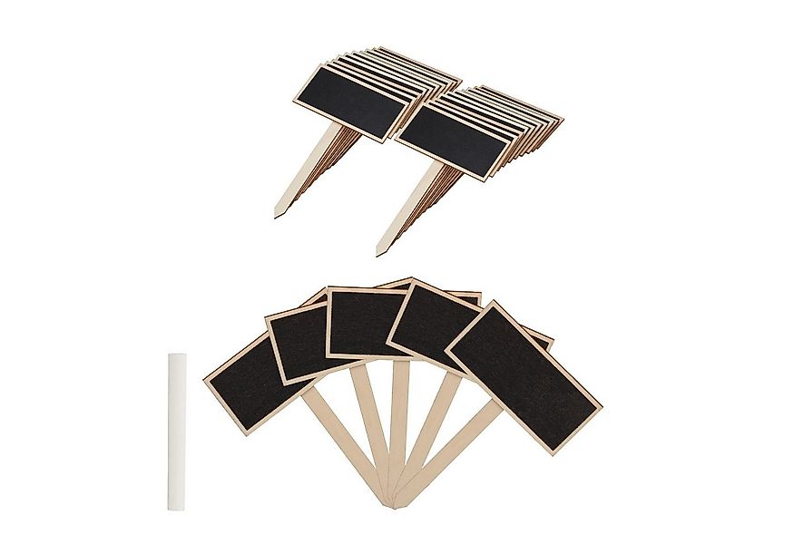 relaxdays Gartenstecker Pflanzenstecker Tafel im 24er Set günstig online kaufen