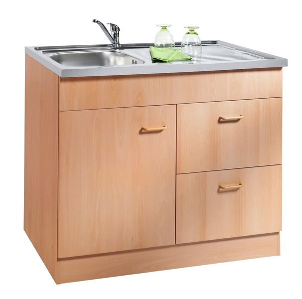 KOCHSTATION Spülenschrank "KS-Elster" Breite 100 cm günstig online kaufen