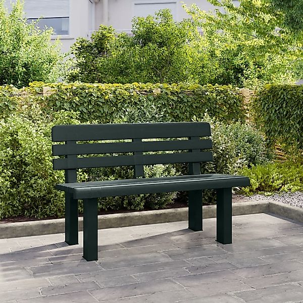 vidaXL Gartenbank Gartenbank Grün 110x52x71 cm günstig online kaufen
