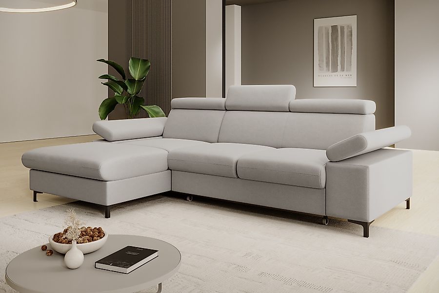 NEXT COLLECTION Ecksofa Ecke mit verstellbaren Kopfteilen MAVIC, Verstellba günstig online kaufen