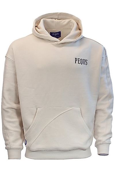 PEQUS Kapuzenpullover Pequs Herren Split Hoodie Oversize Kapuzenpullover Ka günstig online kaufen