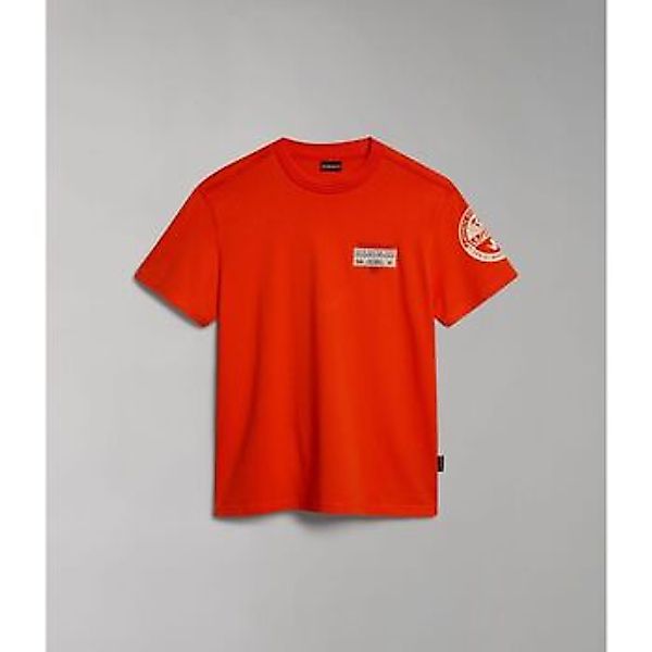 Napapijri  T-Shirts & Poloshirts S-AMUNDSEN NP0A4H6B-R05 CHERRY RED günstig online kaufen