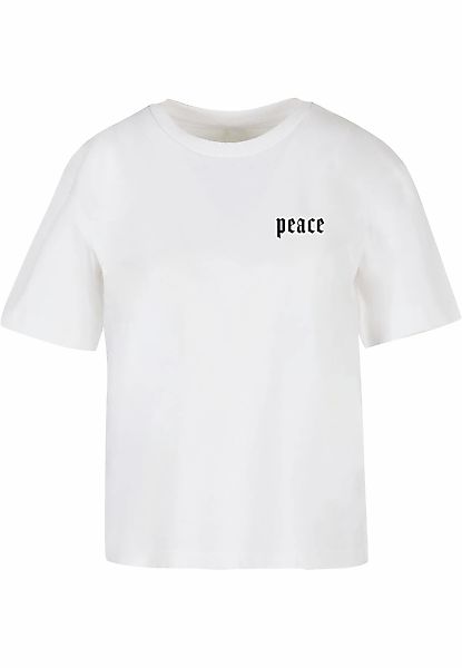 Miss Tee T-Shirt "Miss Tee Damen Girls Peace Hand Tee", 1 Stk. günstig online kaufen
