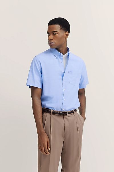 bugatti Kurzarmhemd, mit Button-Down-Kragen günstig online kaufen