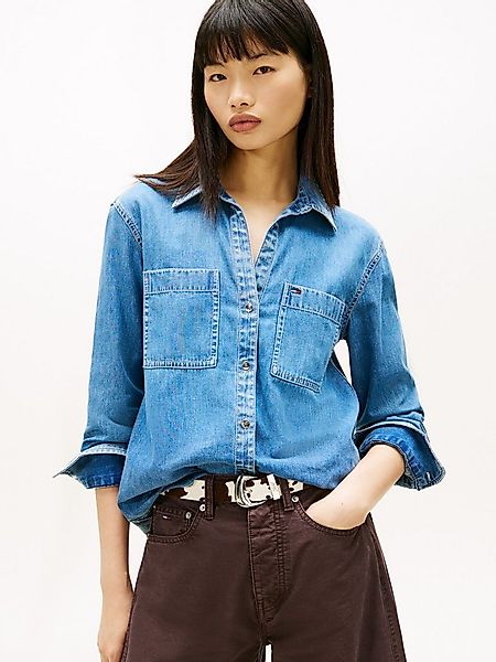 Tommy Jeans Jeansbluse REGULAR FIT SHIRT günstig online kaufen