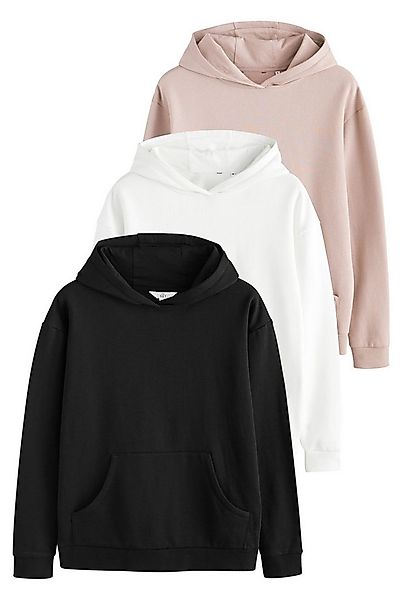 The Set Kapuzenpullover The Set 3er-Pack Relaxed Fit Hoodies (3-tlg) günstig online kaufen