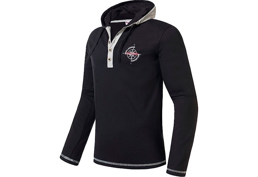 Nebulus Hoodie MADS, P1362 - Herren, schwarz, L günstig online kaufen