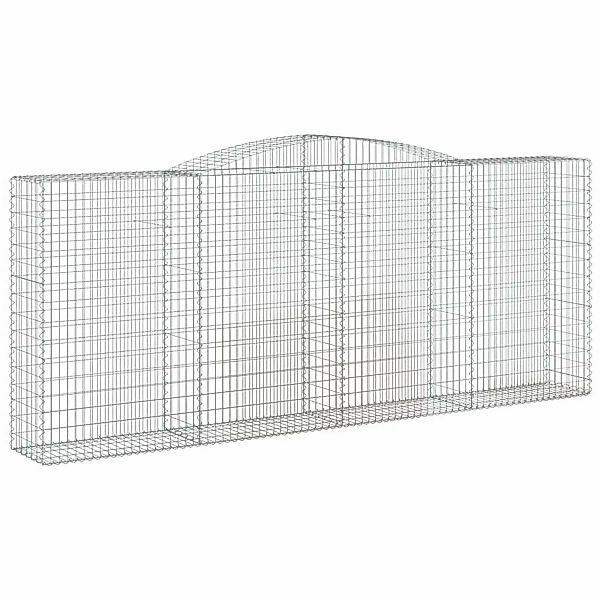 vidaXL Gabionen mit Hochbogen 4 Stk 400x50x160/180cm Eisen 1635429 günstig online kaufen