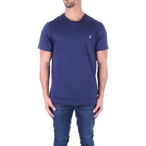 Polo Ralph Lauren  T-Shirt Ralph Lauren Herren-T-Shirt Marineblau Kurzarm m günstig online kaufen