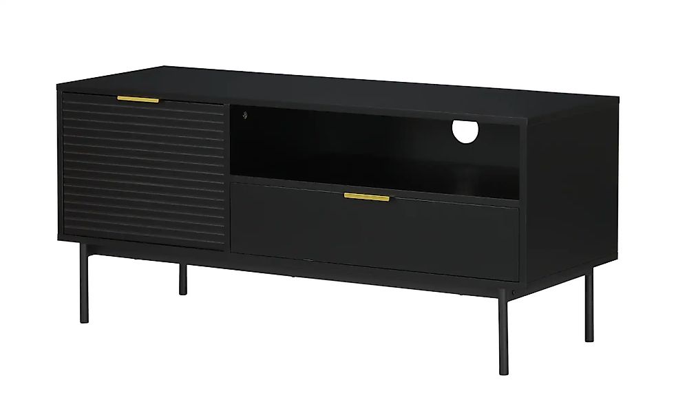TV-Lowboard  Nanno ¦ schwarz ¦ Maße (cm): B: 110 H: 50 T: 41.5 Kommoden & S günstig online kaufen