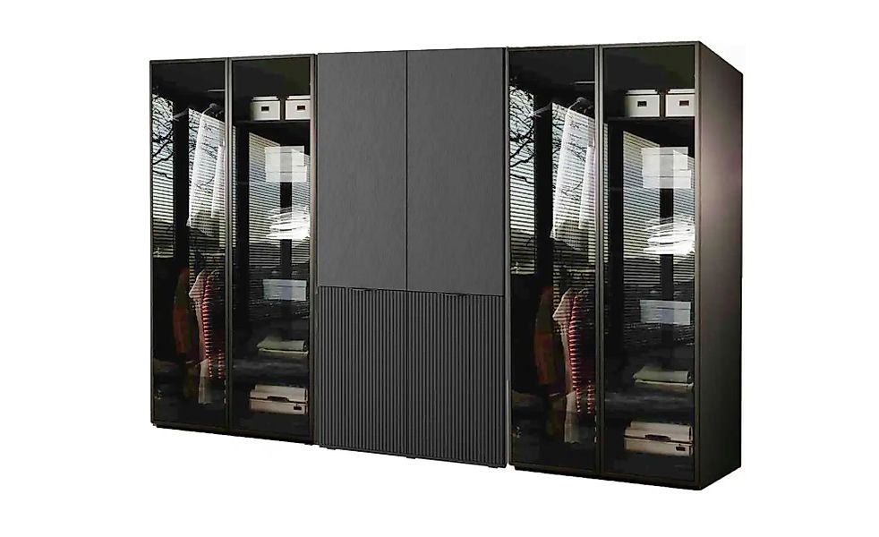 Drehtürenschrank 303 cm breit Sandbox ¦ schwarz ¦ Maße (cm): B: 303 H: 200 günstig online kaufen