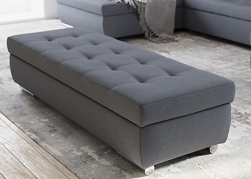 DOMO collection Hocker »Treviso XXL: B/T/H: 161/60/41 cm« mit Stauraum, auc günstig online kaufen