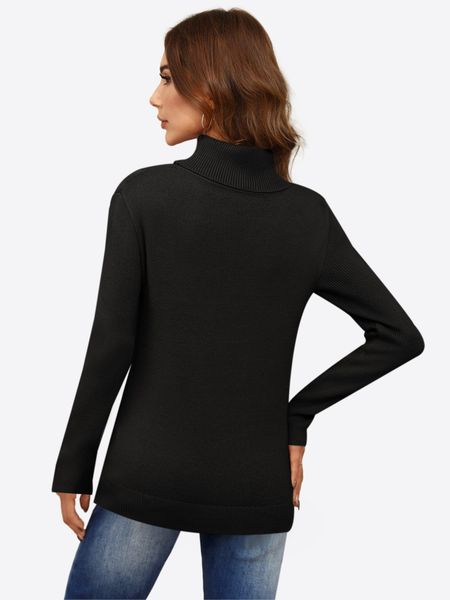 Imily Bela Sweater Damen Rollkragenpullover mit günstig online kaufen