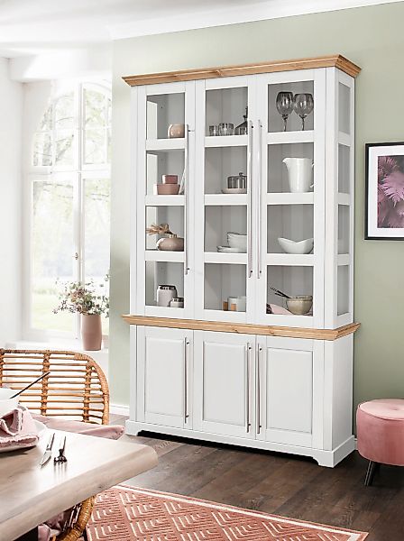 OTTO home Vitrine "Meliss" aus massiver Kiefer, FSC zertifiziert, Breite 13 günstig online kaufen