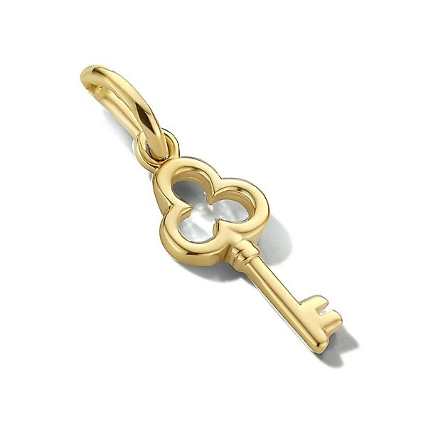 NICEANDnoble Kettenanhänger 585er Gelbgold Kettenanhänger Schlüssel, günstig online kaufen