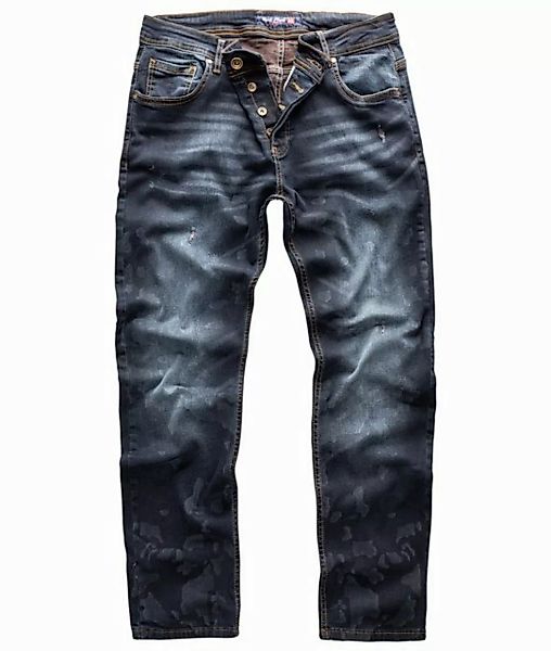 Rock Creek Regular-fit-Jeans Herren Jeans Stonewashed Denim RC-2269 günstig online kaufen