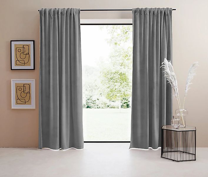LeGer Home by Lena Gercke Vorhang "Samt Ladina" Multifunktionsband 1 Stk. t günstig online kaufen
