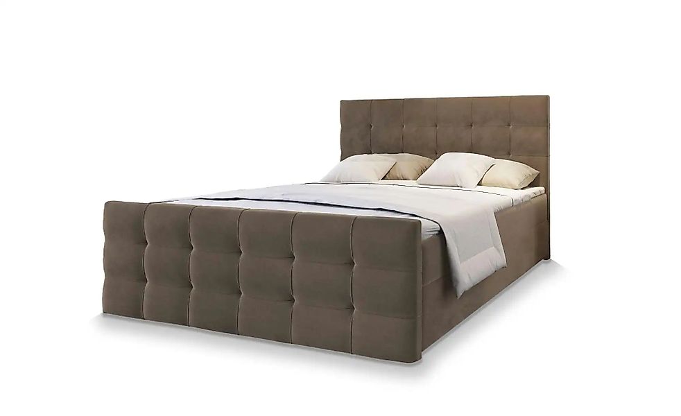 MASSENO Boxbett mit Bettkasten Amon ¦ braun ¦ Maße (cm): B: 140 H: 98 Bette günstig online kaufen