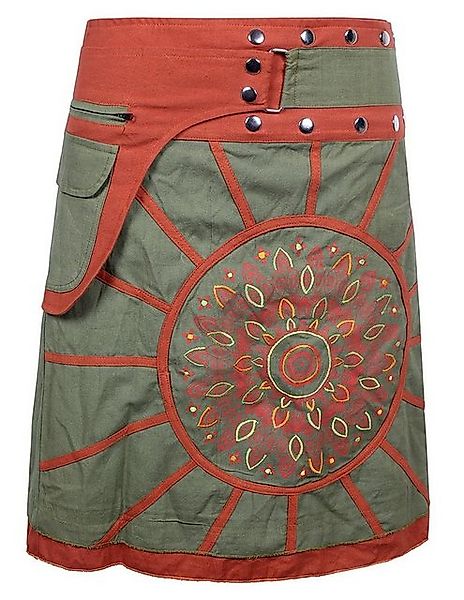 Vishes Wickelrock Rock Kurz Druckknöpfe Sonne günstig online kaufen