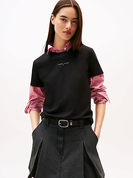 Tommy Jeans Kurzarmshirt TJW REG LINEAR günstig online kaufen