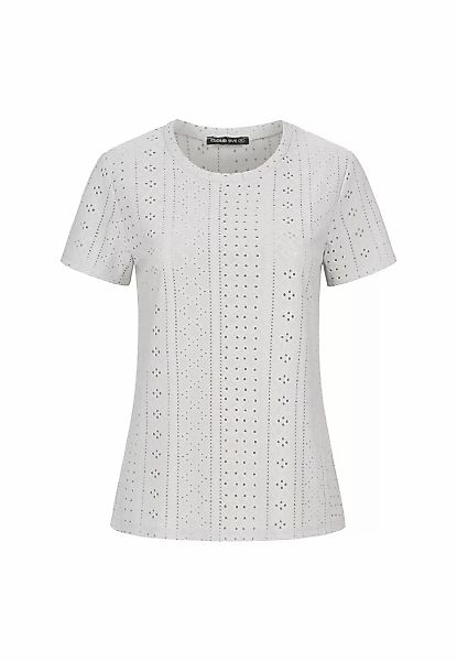CLOUD 5IVE T-Shirt "CLOUD 5IVE T-Shirt mit Lochmuster und Rundhals", (1 tlg günstig online kaufen