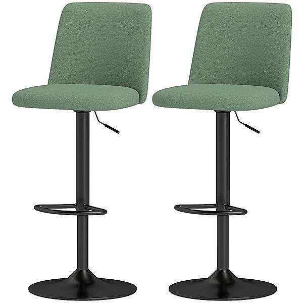 HOMCOM Set mit 2 Barhockern, drehbare Barhocker mit Höhenverstellung, Küche günstig online kaufen