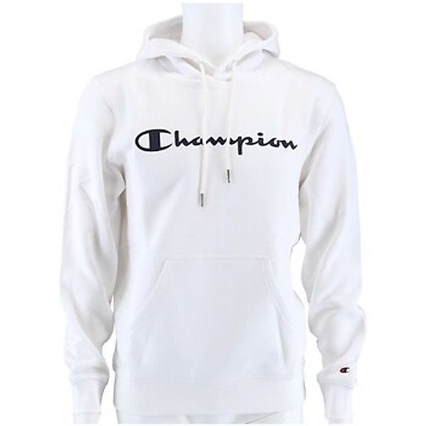 Champion Kapuzenpullover Hoodie Logo Print (gefüttert) weiss Herren günstig online kaufen