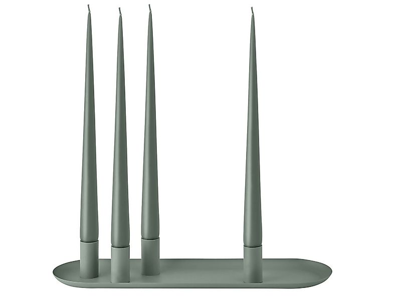 blomus Kerzenhalter LOHA Kerzenhalter oval agave green 37cm günstig online kaufen