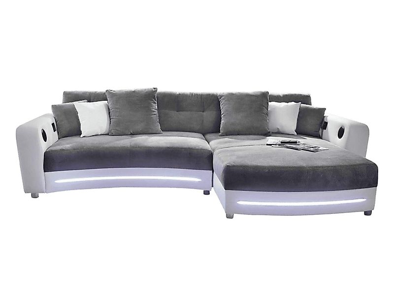 luma-home Loungesofa 15410, Multimedia mit RGB-LED günstig online kaufen
