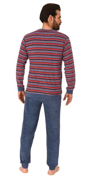 Normann Pyjama Herren Frottee Schlafanzug mit günstig online kaufen