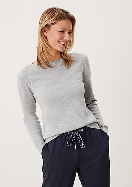 s.Oliver Strickpullover Pullover mit U-Boot-Ausschnitt günstig online kaufen