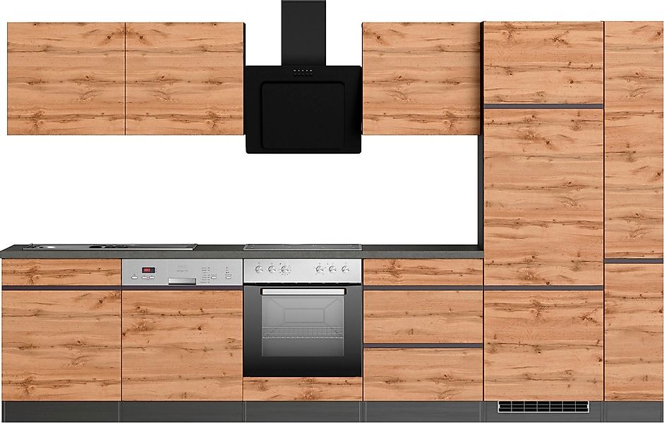 KOCHSTATION Küchenzeile "KS-Riesa" Stellbreite 330 cm, wahlweise mit oder o günstig online kaufen