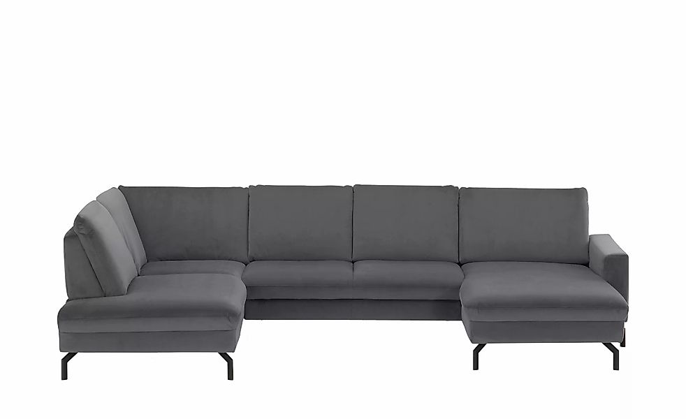 meinSofa Wohnlandschaft  Grace ¦ grau ¦ Maße (cm): B: 332 H: 89 T: 220.0 Po günstig online kaufen